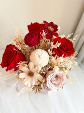 Load image into Gallery viewer, Rustic Pot Arrangement- Red| Dried Flowers Dubai & UAE | Luxury Gifts & Home Décor Delivery| Online Flower Bouquet