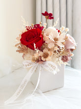Load image into Gallery viewer, Rustic Pot Arrangement- Red| Dried Flowers Dubai & UAE | Luxury Gifts & Home Décor Delivery| Online Flower Bouquet