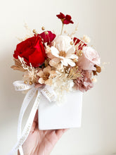 Load image into Gallery viewer, Rustic Pot Arrangement- Red| Dried Flowers Dubai & UAE | Luxury Gifts & Home Décor Delivery| Online Flower Bouquet