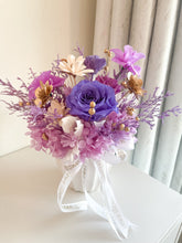 Load image into Gallery viewer, Purple Bliss Pot Arrangement-| Dried Preserved Flowers Dubai & UAE | Luxury Gifts & Home Décor Delivery| Online Flower Delivery (Copy)