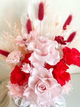 Load image into Gallery viewer, Bold Red Pink Boho Arrangement-| Dried Flowers Dubai & UAE | Luxury Gifts & Home Décor Delivery| Online Flower Delivery