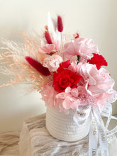 Load image into Gallery viewer, Bold Red Pink Boho Arrangement-| Dried Flowers Dubai & UAE | Luxury Gifts & Home Décor Delivery| Online Flower Delivery