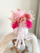 Load image into Gallery viewer, Pink Pot Arrangement- Orange| Dried Flowers Dubai & UAE | Luxury Gifts & Home Décor Delivery| Online Flower Bouquet