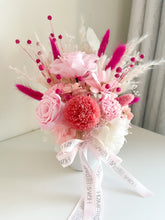 Load image into Gallery viewer, Pink Mini Pot Arrangement-| Dried Preserved Flowers Dubai & UAE | Luxury Gifts & Home Décor Delivery| Online Flower Delivery
