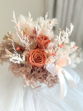 Load image into Gallery viewer, Rustic Orange Mini Pot - Dried Flowers
