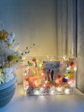 Load image into Gallery viewer, Bloom Box (Customized) - Dried Flowers with Fairy Lights
