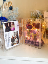 Load image into Gallery viewer, Bloom Book (Customized) - Dried Flowers with Fairy Lights
