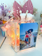 Load image into Gallery viewer, Bloom Book (Customized) - Dried Flowers with Fairy Lights
