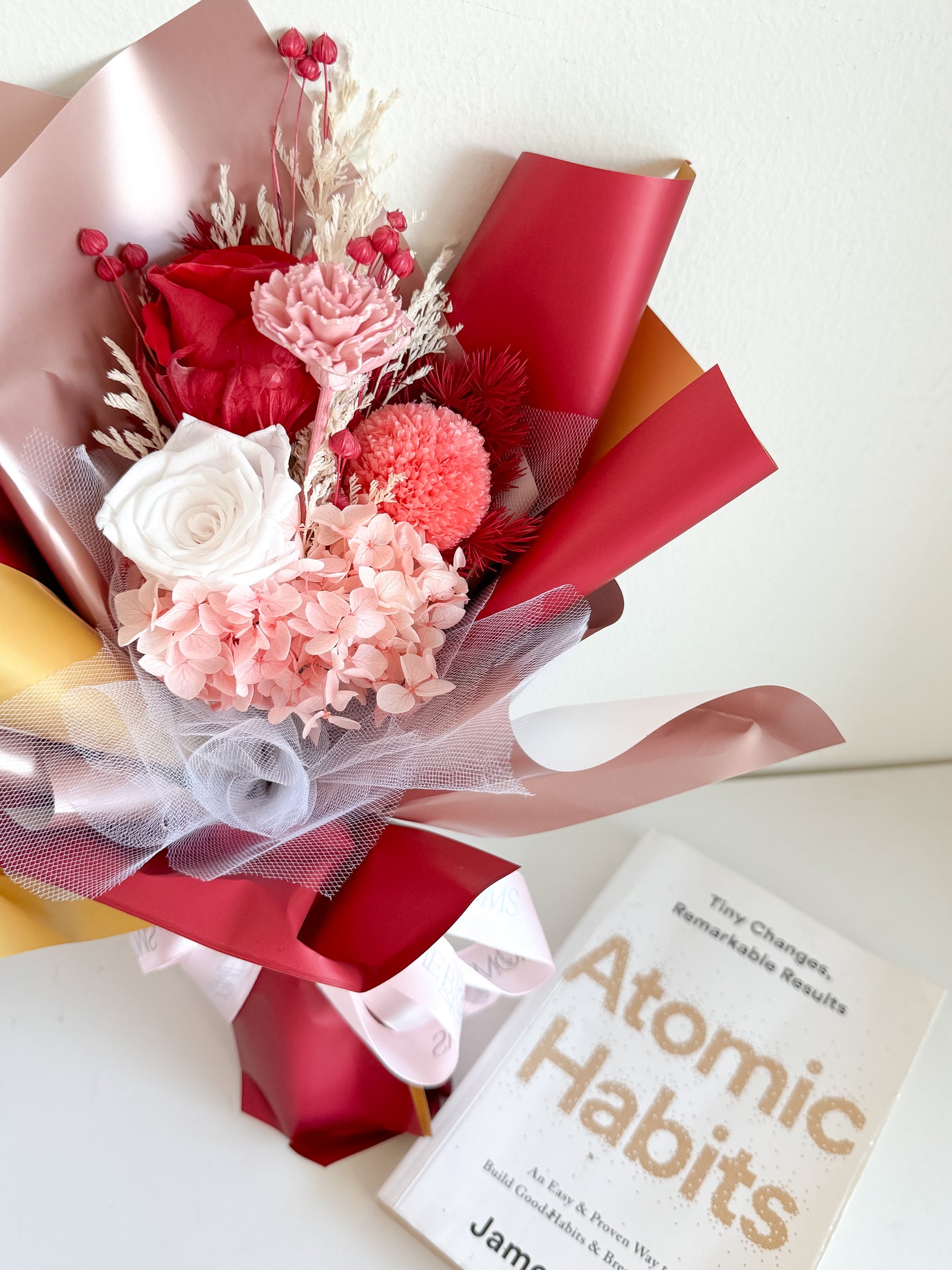 Burgundy Forever Roses Bouquet