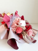 Load image into Gallery viewer, Burgundy Forever Roses Bouquet

