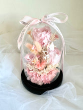Load image into Gallery viewer, Patel Pink Fairy Bloom Infinity Floral Glass Dome
