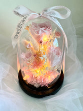 Load image into Gallery viewer, Patel Pink Fairy Bloom Infinity Floral Glass Dome
