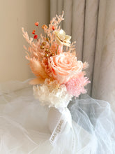 Load image into Gallery viewer, Petite Vase Arrangement- Peach| Preserved Flowers UAE | Long-Lasting Floral Arrangements &amp; Gifts

