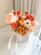 Load image into Gallery viewer, Sunrise Pot Arrangement- Orange| Dried Flowers Dubai &amp; UAE | Luxury Gifts &amp; Home Décor Delivery| Online Flower Bouquet
