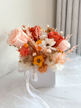 Load image into Gallery viewer, Sunrise Pot Arrangement- Orange| Dried Flowers Dubai &amp; UAE | Luxury Gifts &amp; Home Décor Delivery| Online Flower Bouquet
