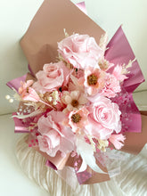 Load image into Gallery viewer, Floral Pink Vase Bouquet | Preserved Flower Bouquets UAE | Luxury Gifts That Last | Flower Delivery in Dubai
