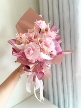 Load image into Gallery viewer, Floral Pink Vase Bouquet | Preserved Flower Bouquets UAE | Luxury Gifts That Last | Flower Delivery in Dubai
