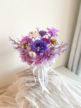Load image into Gallery viewer, Purple Bliss Pot Arrangement-| Dried Preserved Flowers Dubai &amp; UAE | Luxury Gifts &amp; Home Décor Delivery| Online Flower Delivery (Copy)
