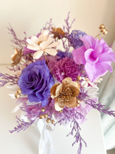 Load image into Gallery viewer, Purple Bliss Pot Arrangement-| Dried Preserved Flowers Dubai &amp; UAE | Luxury Gifts &amp; Home Décor Delivery| Online Flower Delivery (Copy)
