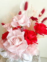 Load image into Gallery viewer, Bold Red Pink Boho Arrangement-| Dried Flowers Dubai &amp; UAE | Luxury Gifts &amp; Home Décor Delivery| Online Flower Delivery

