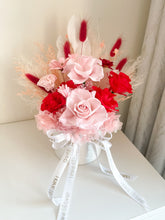 Load image into Gallery viewer, Bold Red Pink Boho Arrangement-| Dried Flowers Dubai &amp; UAE | Luxury Gifts &amp; Home Décor Delivery| Online Flower Delivery
