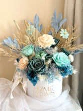 Load image into Gallery viewer, Rustic Blue Boho Arrangement LARGE-Dried and Preserved Flowers Dubai &amp; UAE | Flower Gifts Online Delivery
