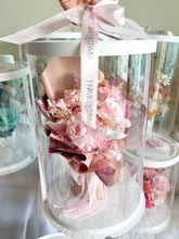 Load image into Gallery viewer, Floral Pink Vase Bouquet | Preserved Flower Bouquets UAE | Luxury Gifts That Last | Flower Delivery in Dubai
