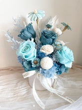 Load image into Gallery viewer, Aqua Breeze Arrangement-| Dried Flowers Dubai &amp; UAE | Luxury Gifts &amp; Home Décor Delivery| Forever Flowers
