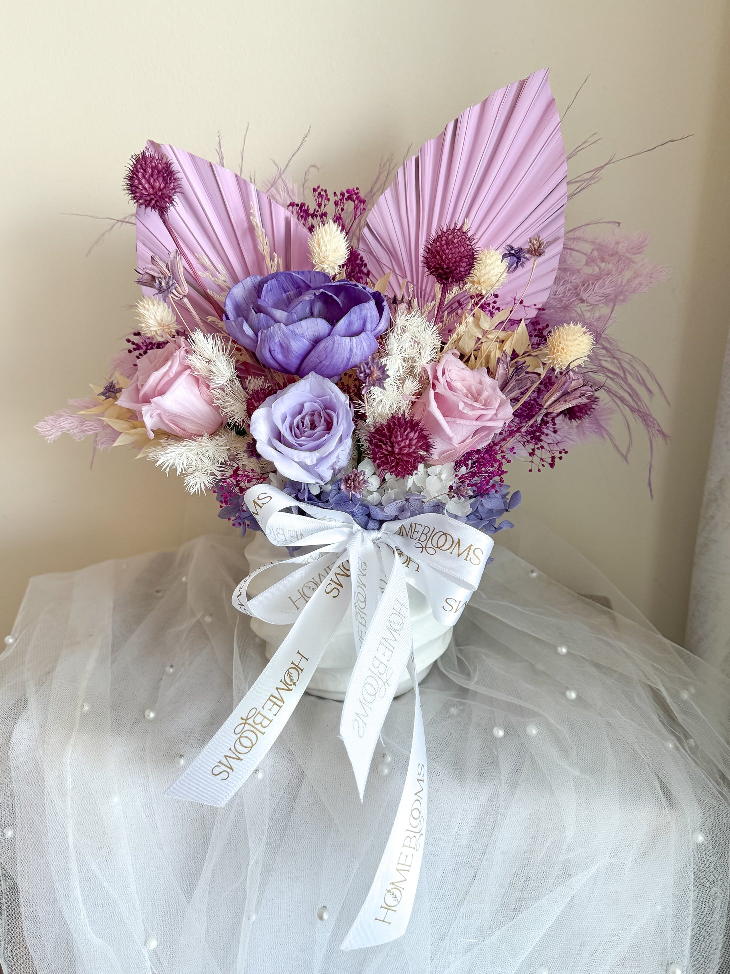 Purple Love - Preserved and Dried Flowers Gifts