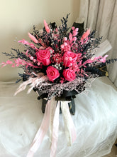 Load image into Gallery viewer, Rockstar Pink Vase Bouquet- Dried Flowers Gift
