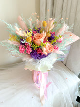 Load image into Gallery viewer, Sunshine Bright Vase Bouquet- Dried Flowers Gift
