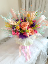 Load image into Gallery viewer, Sunshine Bright Vase Bouquet- Dried Flowers Gift
