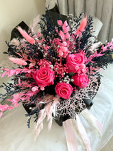 Load image into Gallery viewer, Rockstar Pink Vase Bouquet- Dried Flowers Gift
