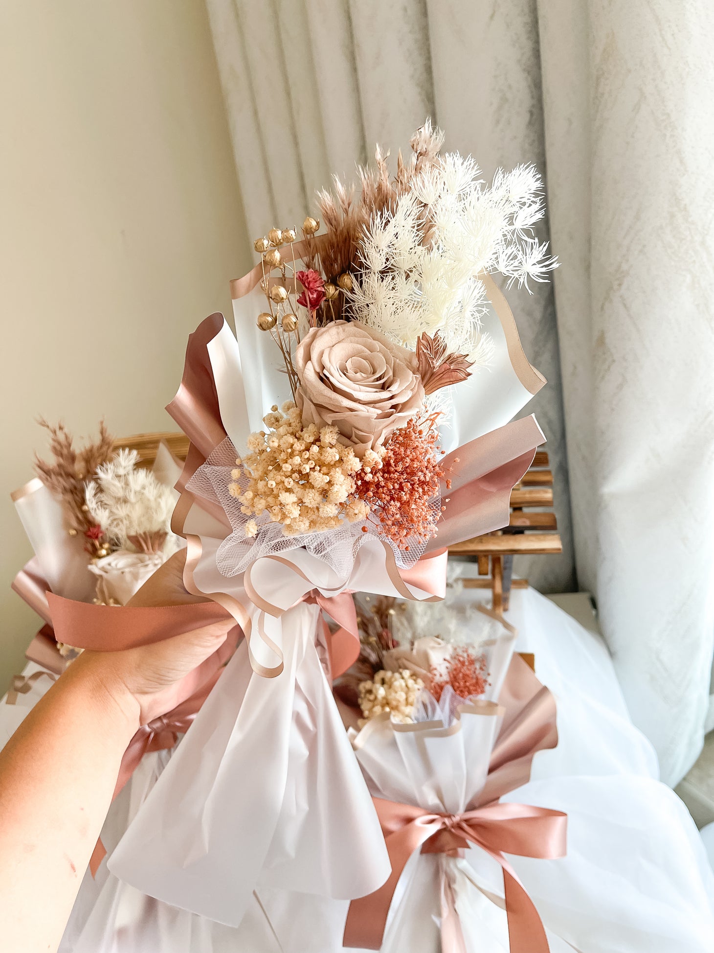 Petite Floral Bouquet - Simply Nude