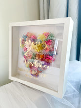 Load image into Gallery viewer, Infinity Floral Heart Frame - Calm
